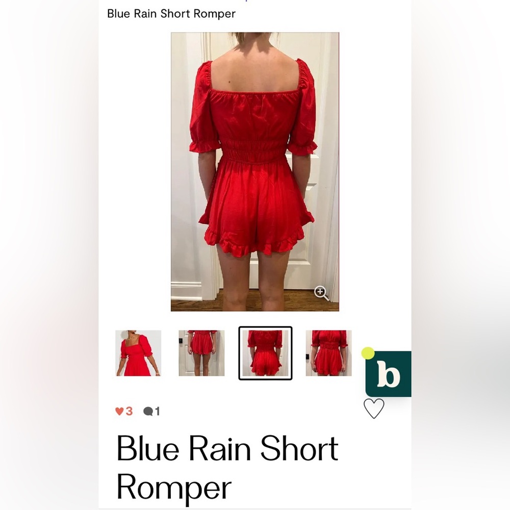 Woman size L Blue Rain Cute jumper